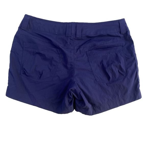 Arc'teryx Hiking Shorts Women Sz 10 Blue/Purple Nylon Active Camping Outdoor - Picture 2 of 9